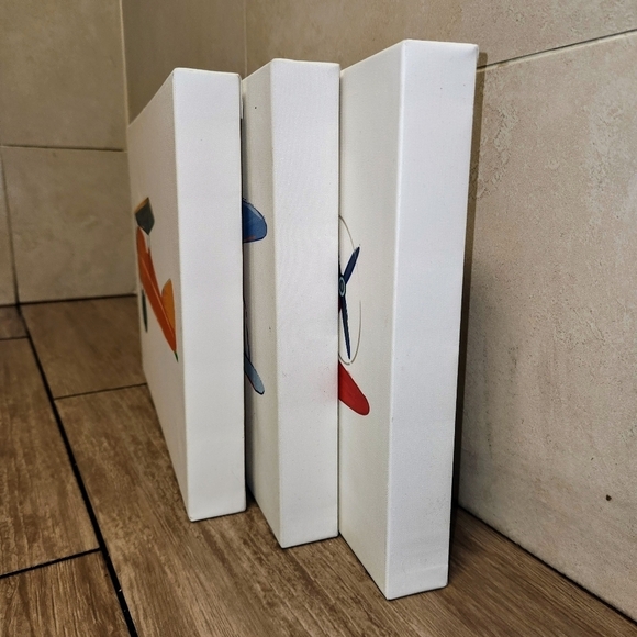 Stupell Industries Triple Colorful Airplanes Drawing, 14" x 1.5" X 11" - Picture 8 of 14